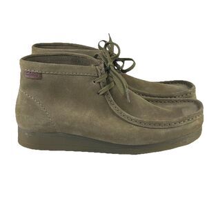 Clarks Mens Wallaston Boot 10.5 Dark Sand Suede Moc Toe Chukka Desert Boots New